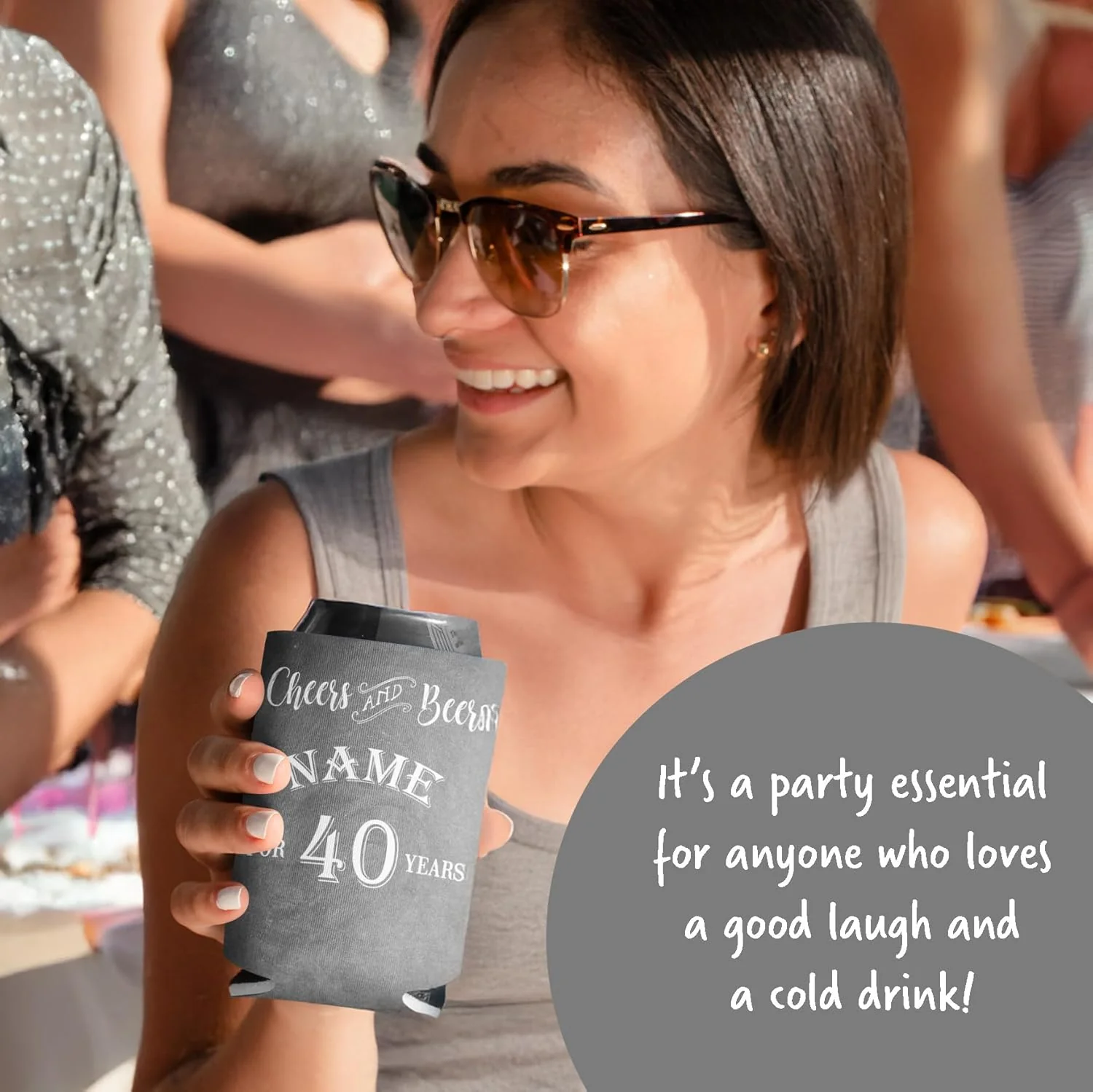 Custom Birthday Can Coolers, Cheers and Beers - Image 6