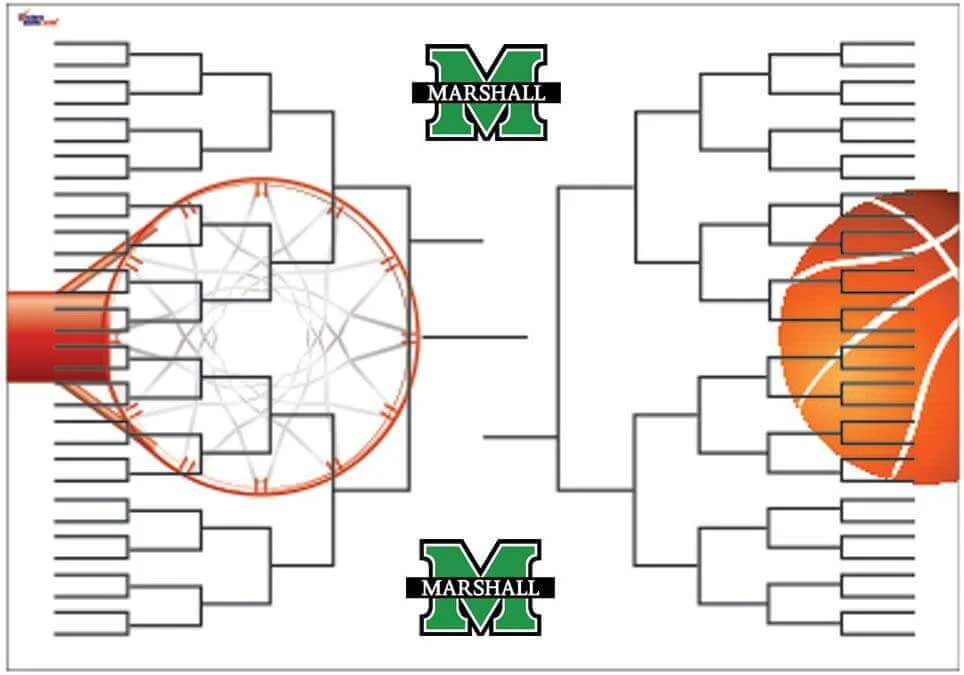 3'x6' Custom Giant Basketball Bracket Sign - Image 3