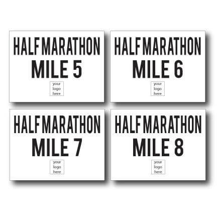 Custom Half Marathon Yard Sign Package - Image 7