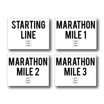 Custom Marathon Simple Yard Sign Package - Image 2