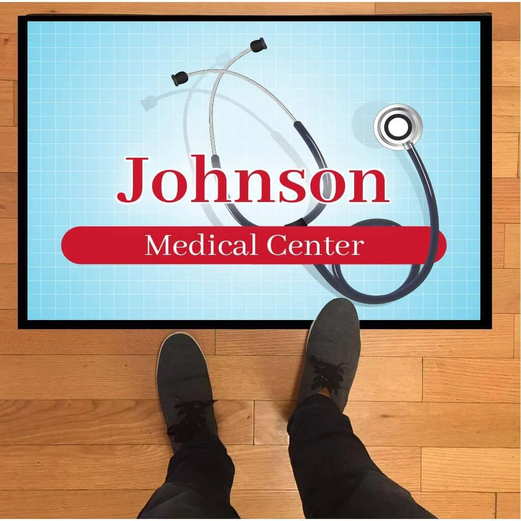 Custom Medical Center Large Doormat for Doctor's Offices