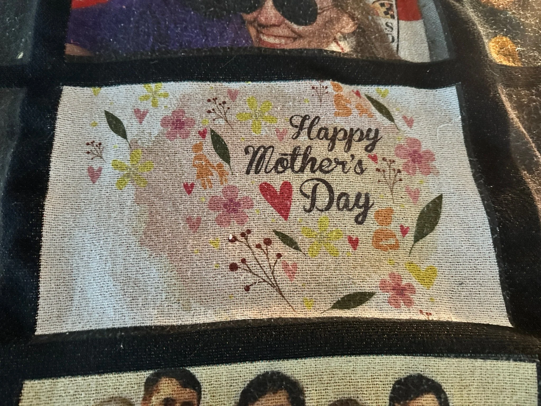 Custom Mother's Day Paneled Throw Blanket - Image 5