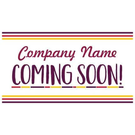 Custom Retail Coming Soon Vinyl Banner - Image 2