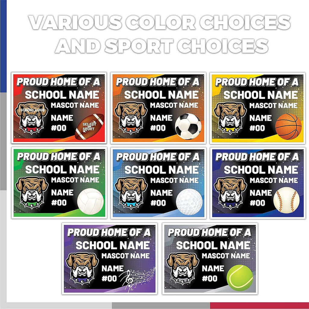 Custom School Pride Yard Sign - Image 2