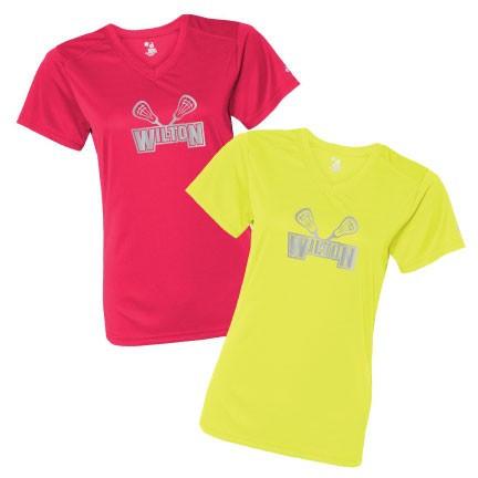 Custom Sport SafetyRunner Reflective V-Neck Performance Shirt - Image 5