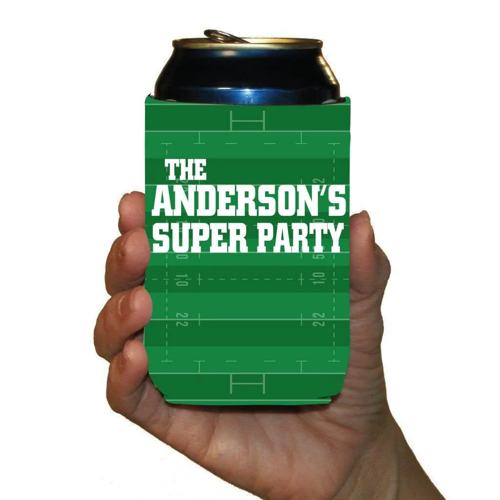 Custom Super Football Party Can Coolers Pack - Image 6