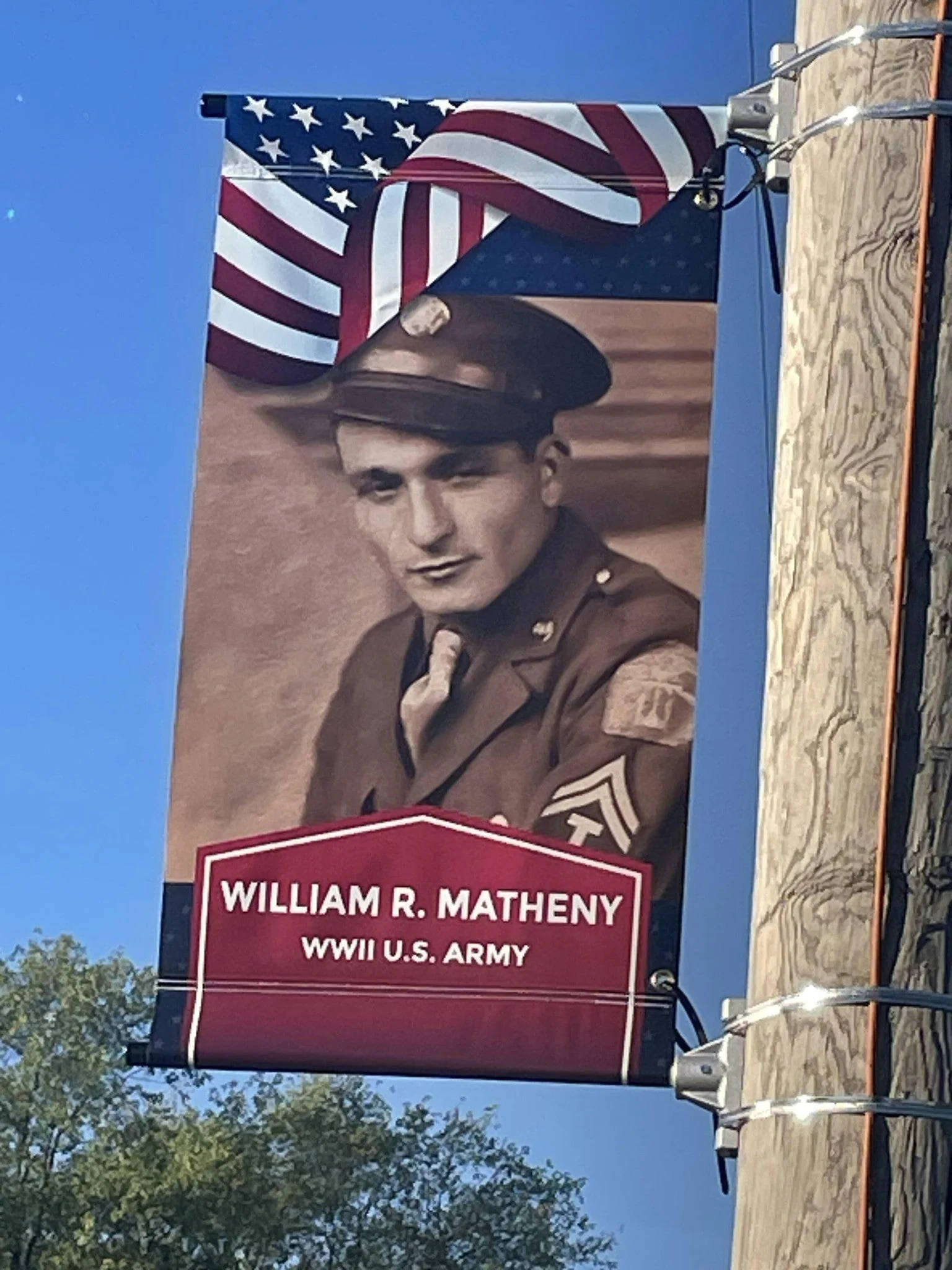 18"x36" Custom Veteran Pole Banner - Image 3