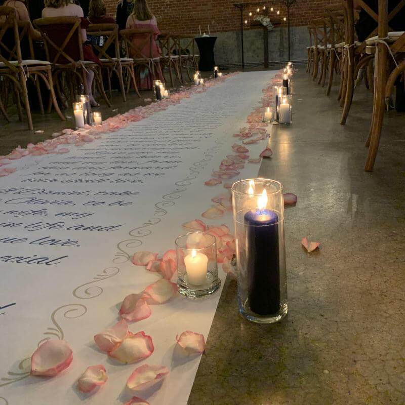 Custom Wedding Aisle Runner - Image 4