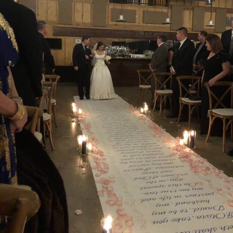 Custom Wedding Aisle Runner - Image 7