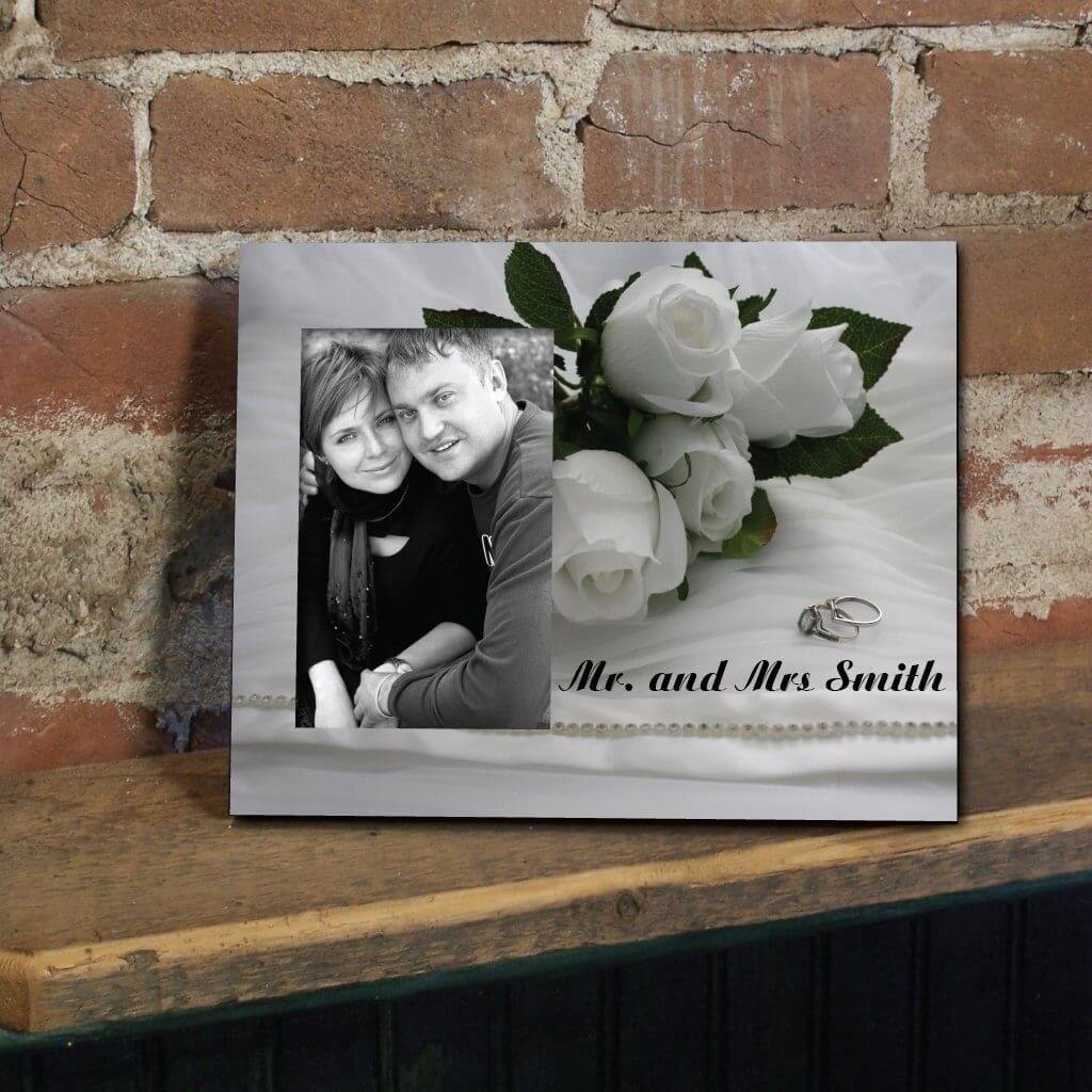 Custom Wedding Picture Frame