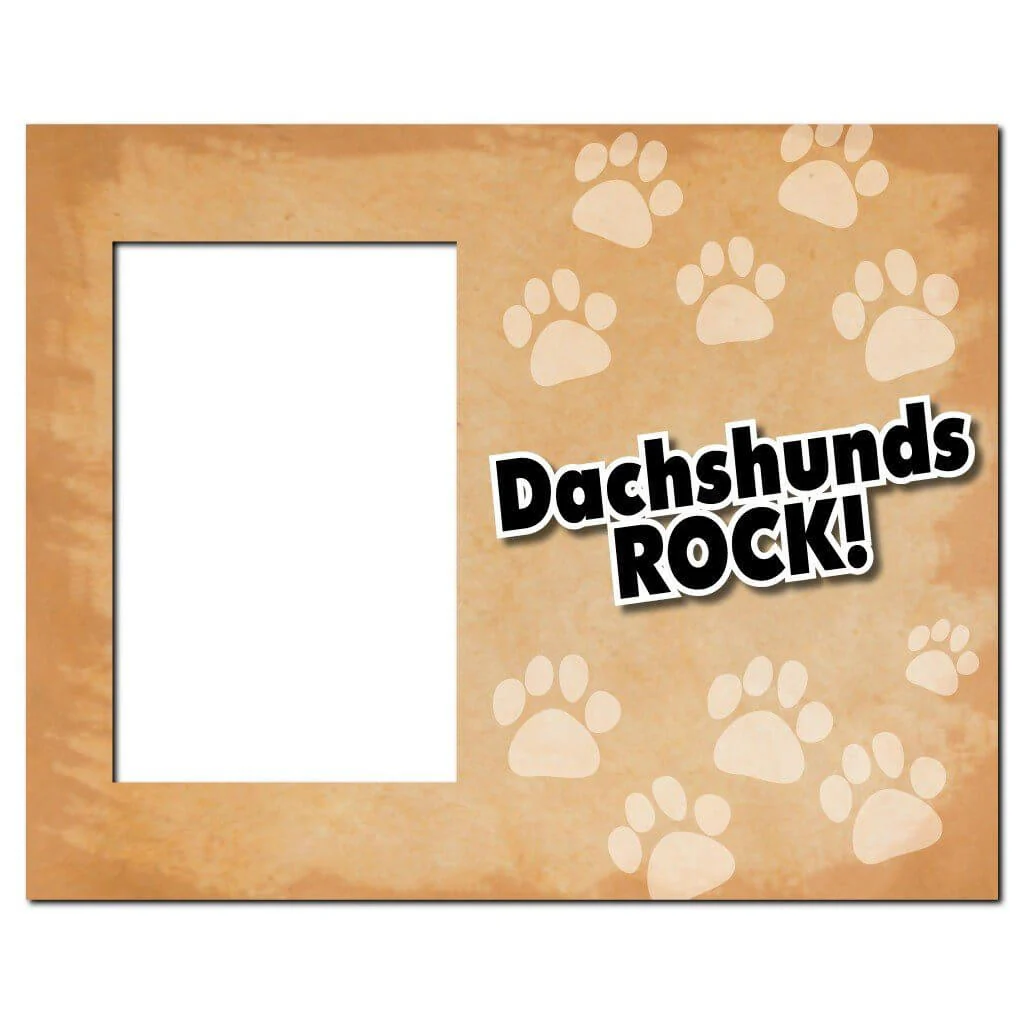 Dachshunds Rock Dog Picture Frame - Image 2