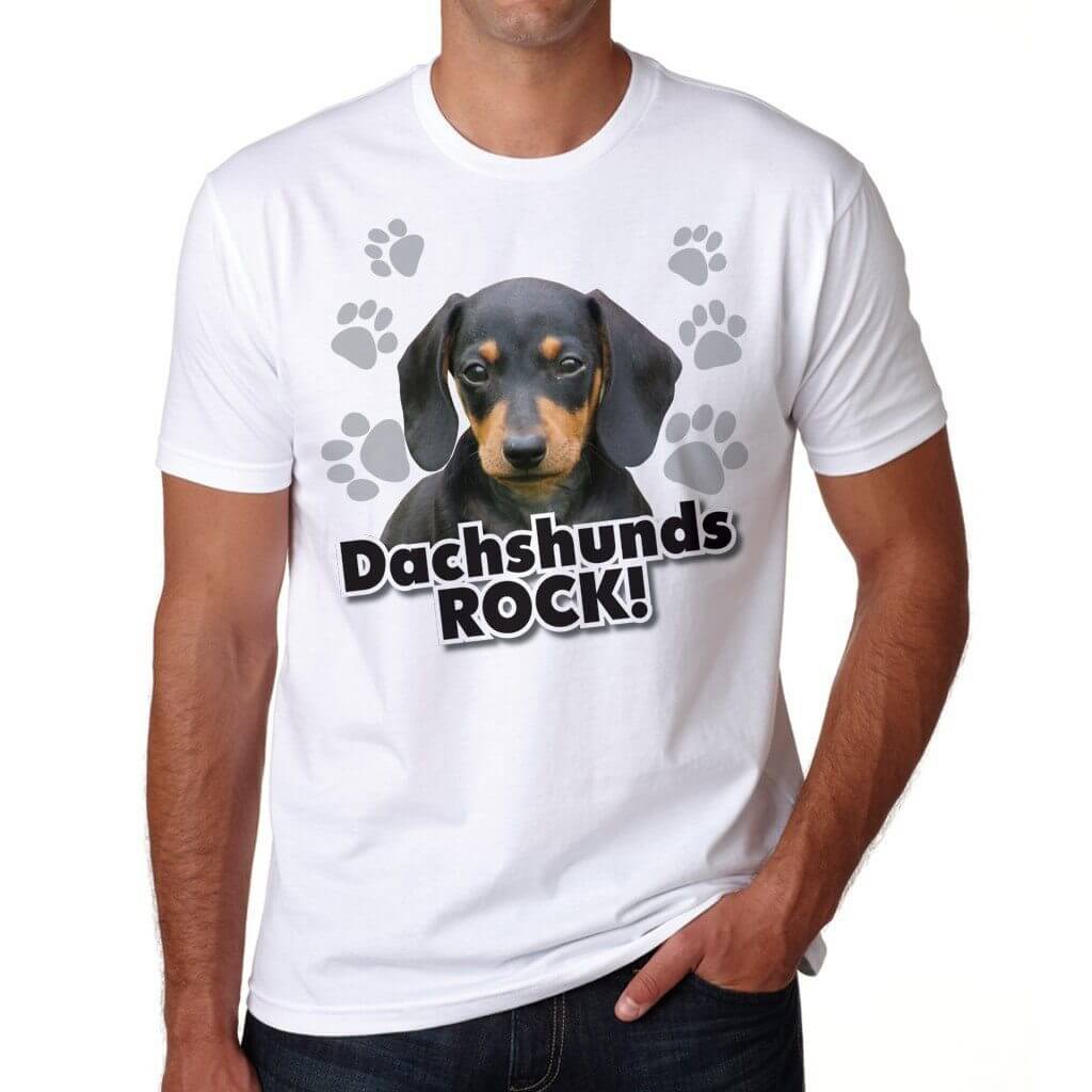 Dachshunds Rock! White T-Shirt