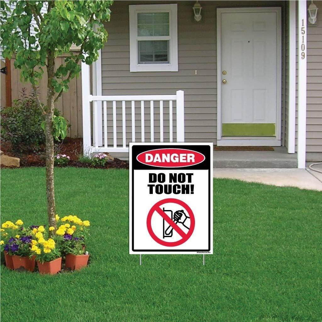 Danger: Do Not Touch Sign or Sticker - Image 11