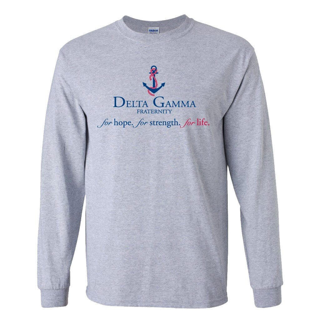 Delta Gamma For Hope, For Strength, For Love Long Sleeve T-Shirt - Image 2