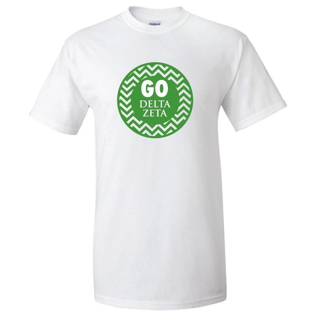 Delta Zeta Chevron Stripes T-Shirt