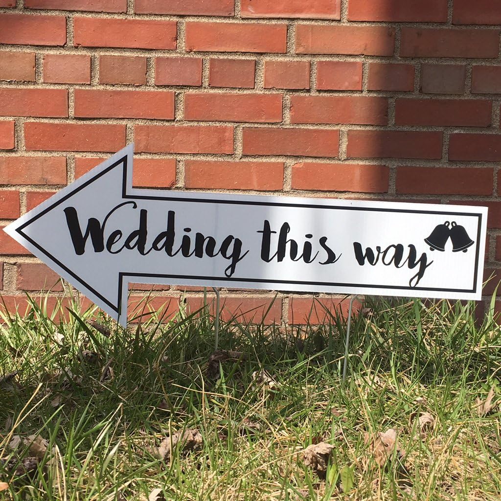 Directional Wedding Yard Signs | 2-Pack - Image 7