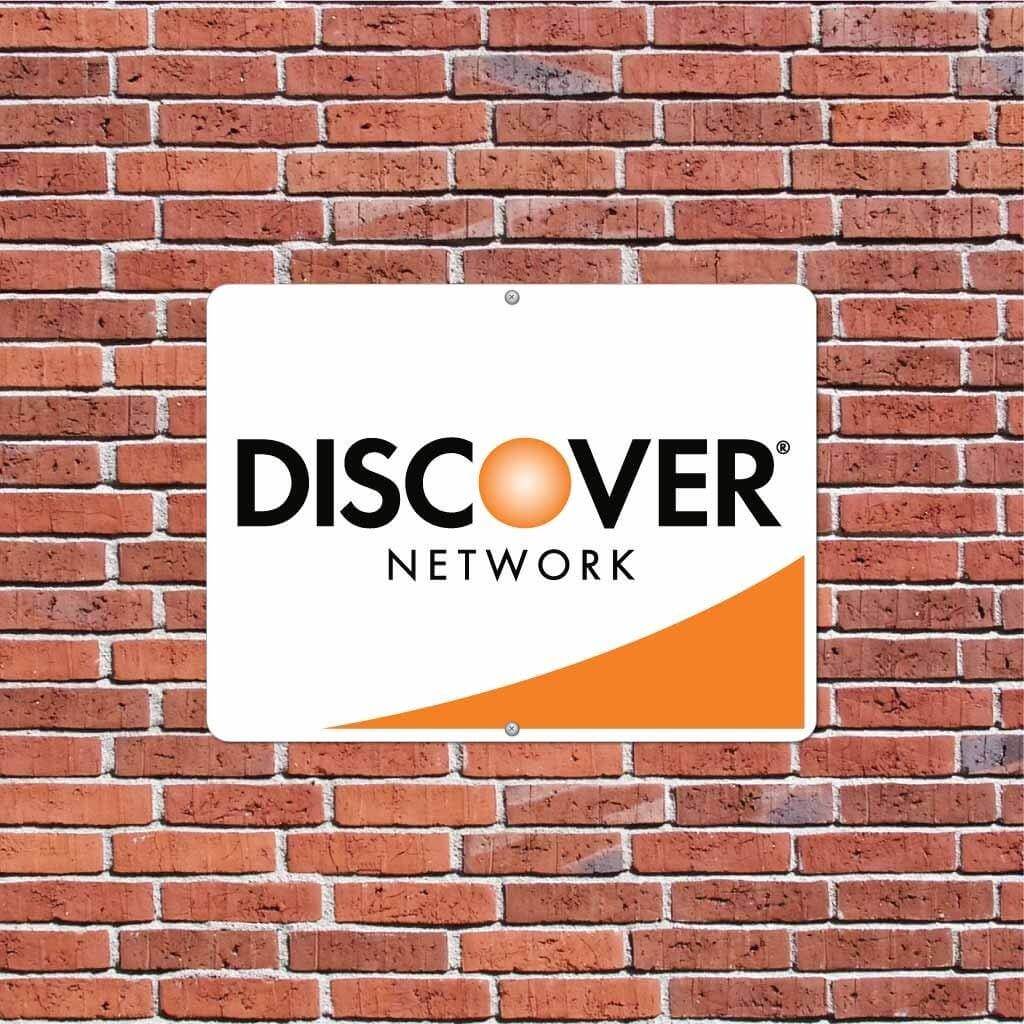 Discover Credit Card Sign or Sticker