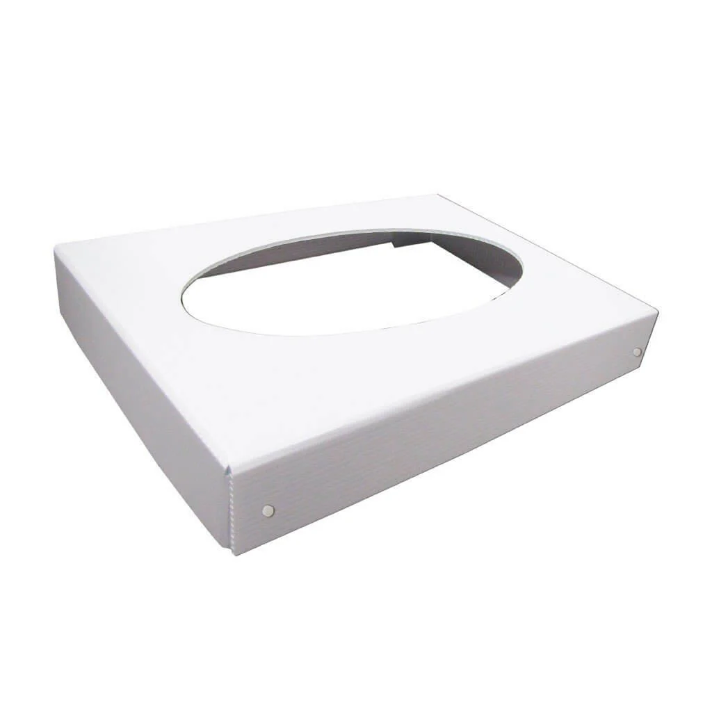 Disposable Corrugated Plastic Trash Can Lid