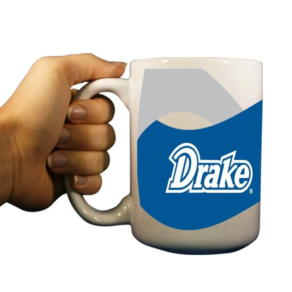 Waves Drake University 15oz Coffee Mug
