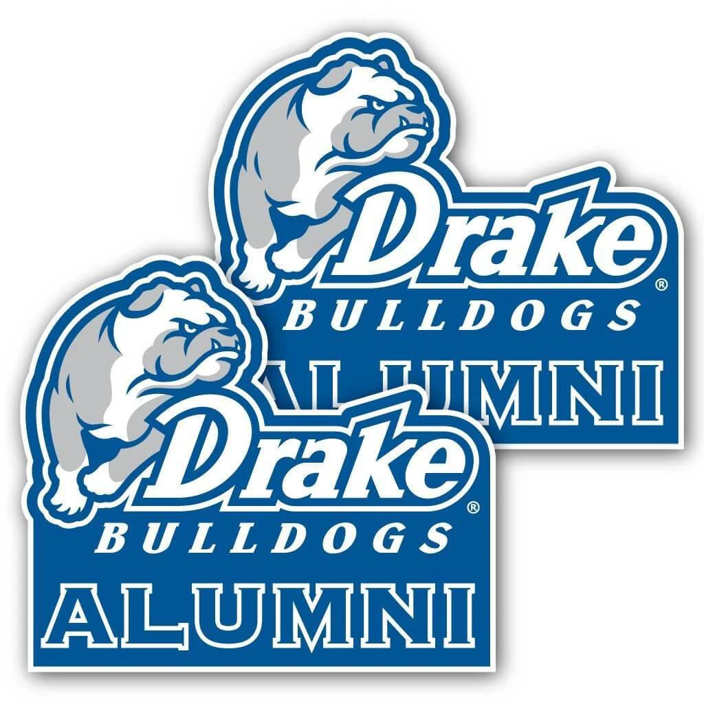 Drake University Alumni Window Decal Set of 2 - Image 2