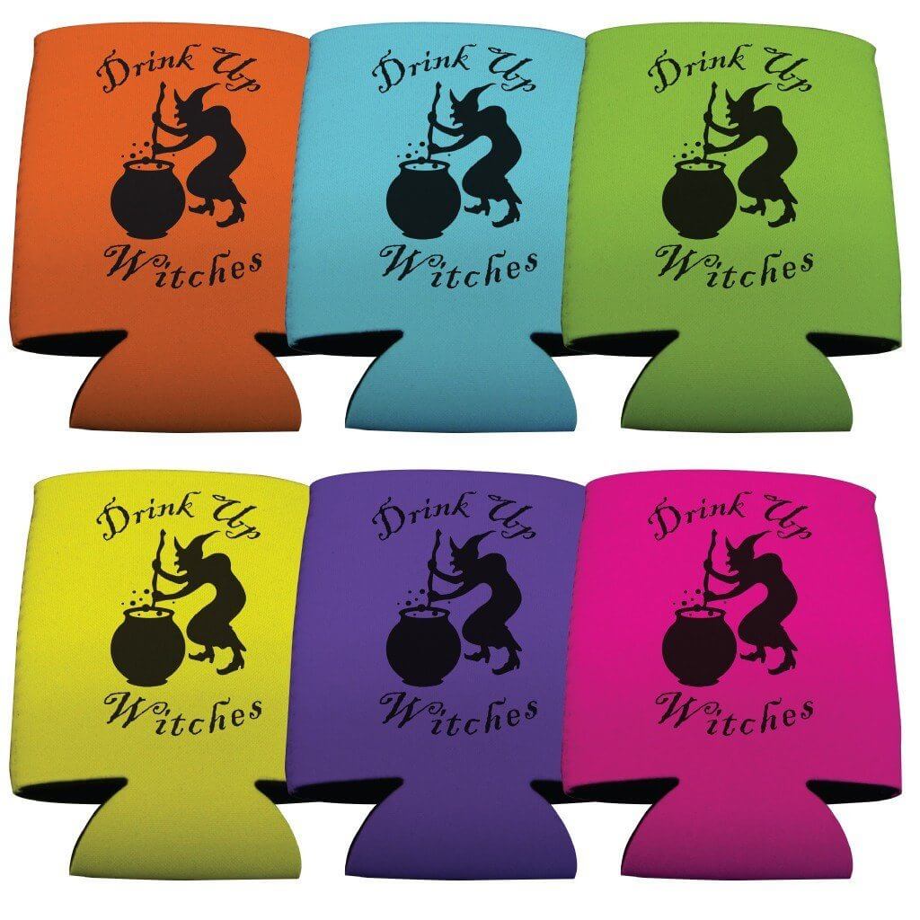 Drink Up Witches Halloween Can Cooler Set - Image 2
