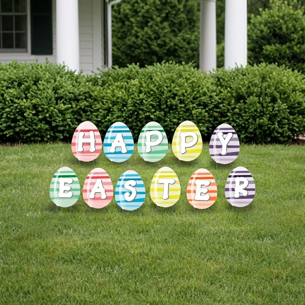 Happy Easter Eggs Yard Decoration - Image 3
