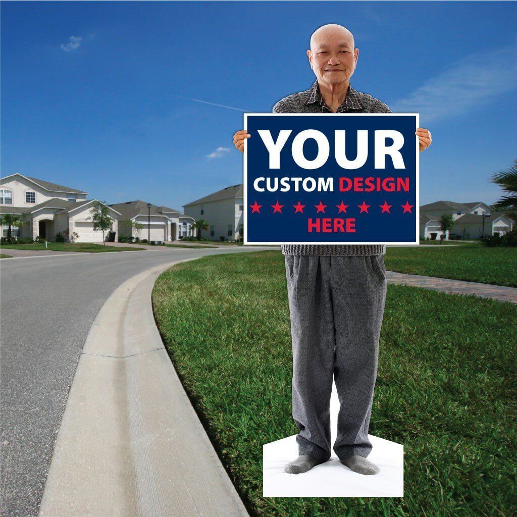 Life Size Stand Up Cutout | Elderly Man