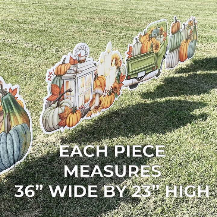 Fall Harvest Yard Card Fillers Set of 4 - Image 2