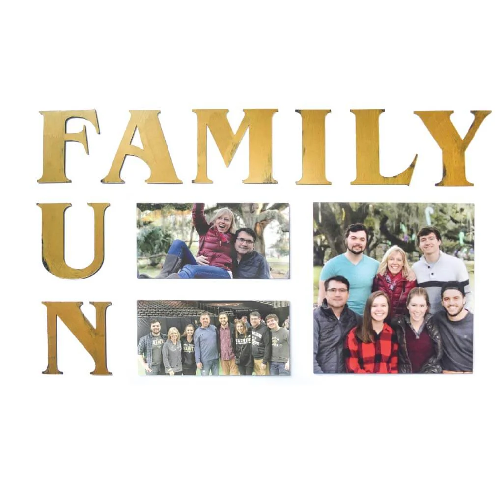 Family Fun 3D Wall Decor with Custom Photos - Image 3