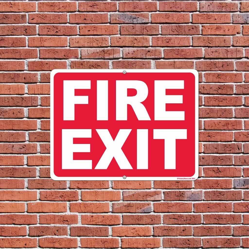 Fire Exit Sign or Sticker - Image 8
