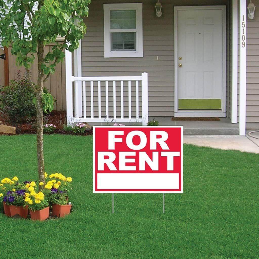 For Rent Yard Sign