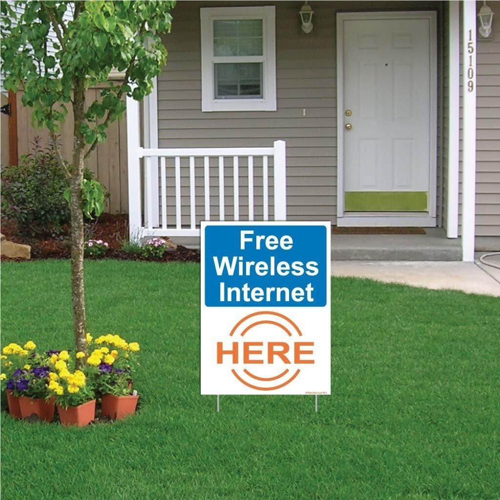 Free Wireless Internet Sign or Sticker - Image 11