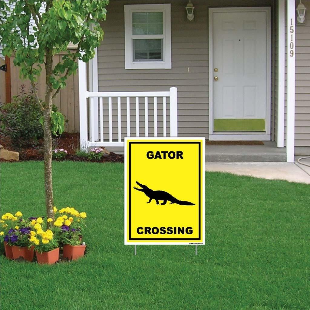 Gator Crossing Sign or Sticker - Image 5