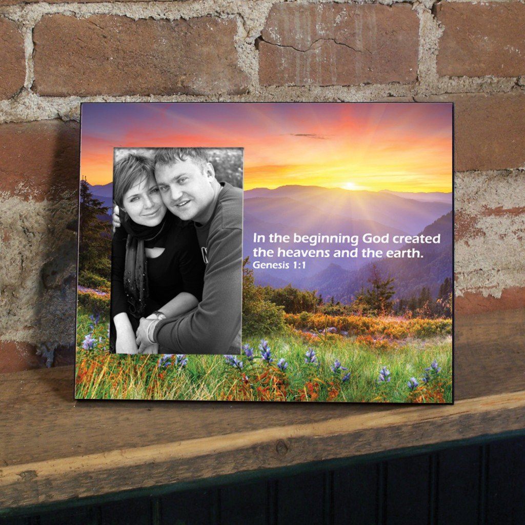 Genesis 1:1 Decorative Picture Frame
