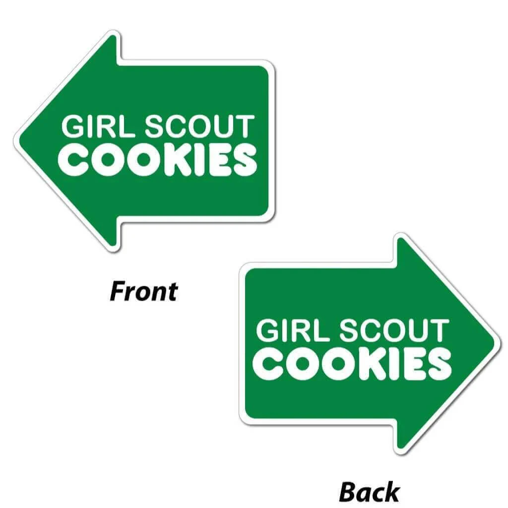 Arrow Shaped Girl Scout Cookie Sign - Image 2
