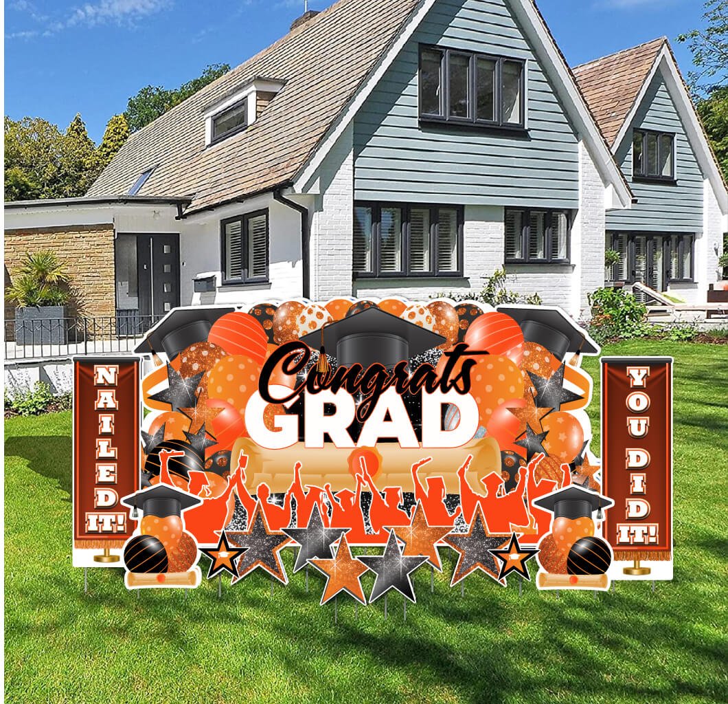Graduation Oversized EZ Yard Cards | 11 pc set - Image 13