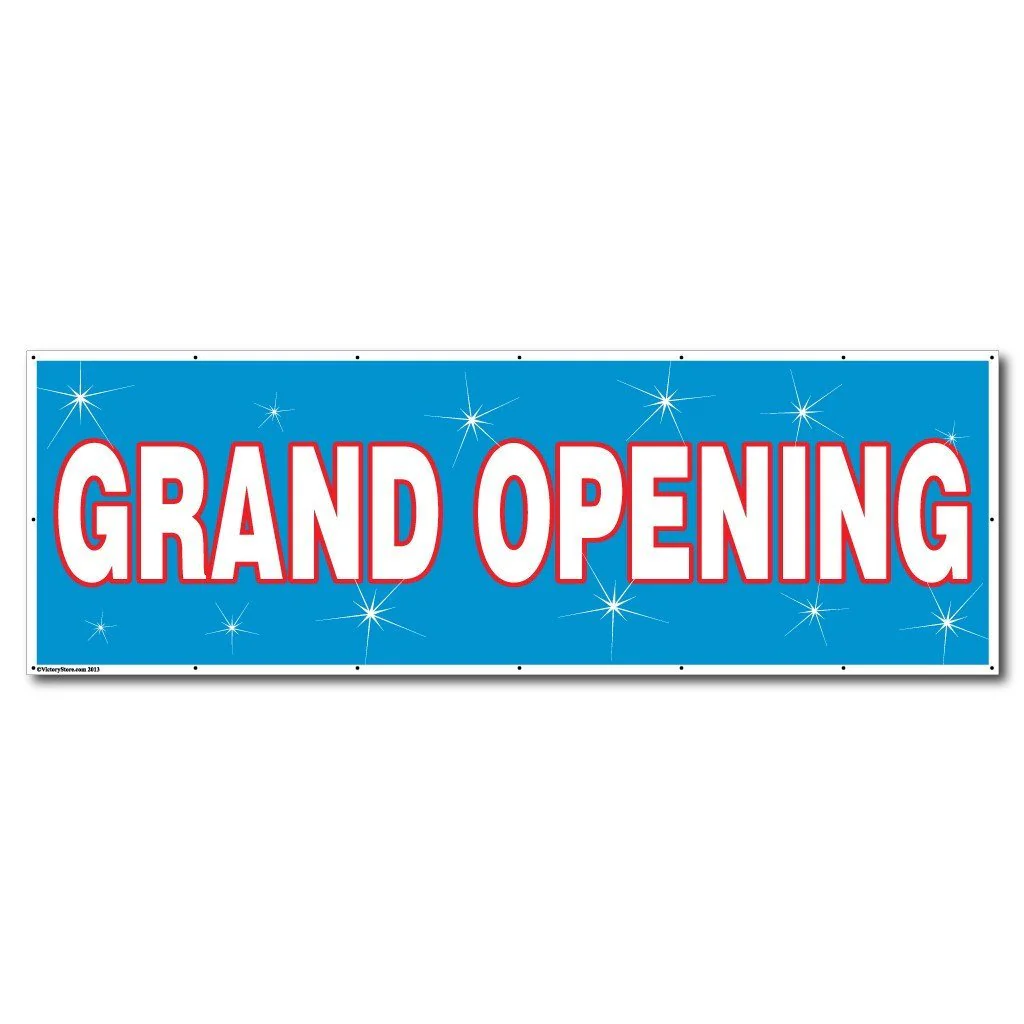 Grand Opening Vinyl Banner - Image 2