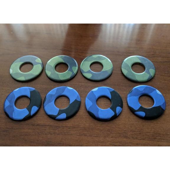 Green & Blue Camoflauge Washer Toss Outdoor Game - Image 5