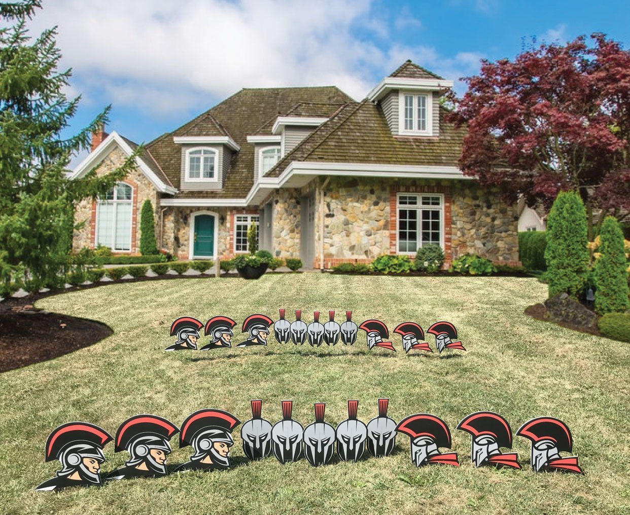 Spartan Mascot Yard Sign Accessory Set - Image 7