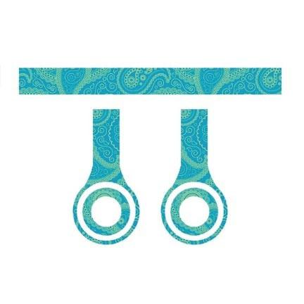 Green & Teal Skins for Beats Solo HD Headphones Set of 3 Patterns - Image 3