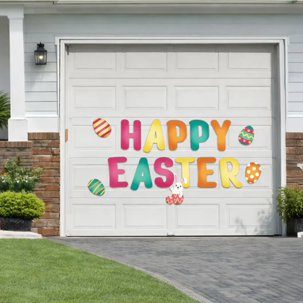 Happy Easter Garage Magnet