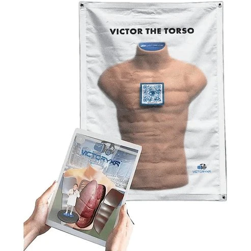 Human Anatomy Augmented Reality Bundle: Teacher Book + 25 Student Books + Torso Banner - Image 2