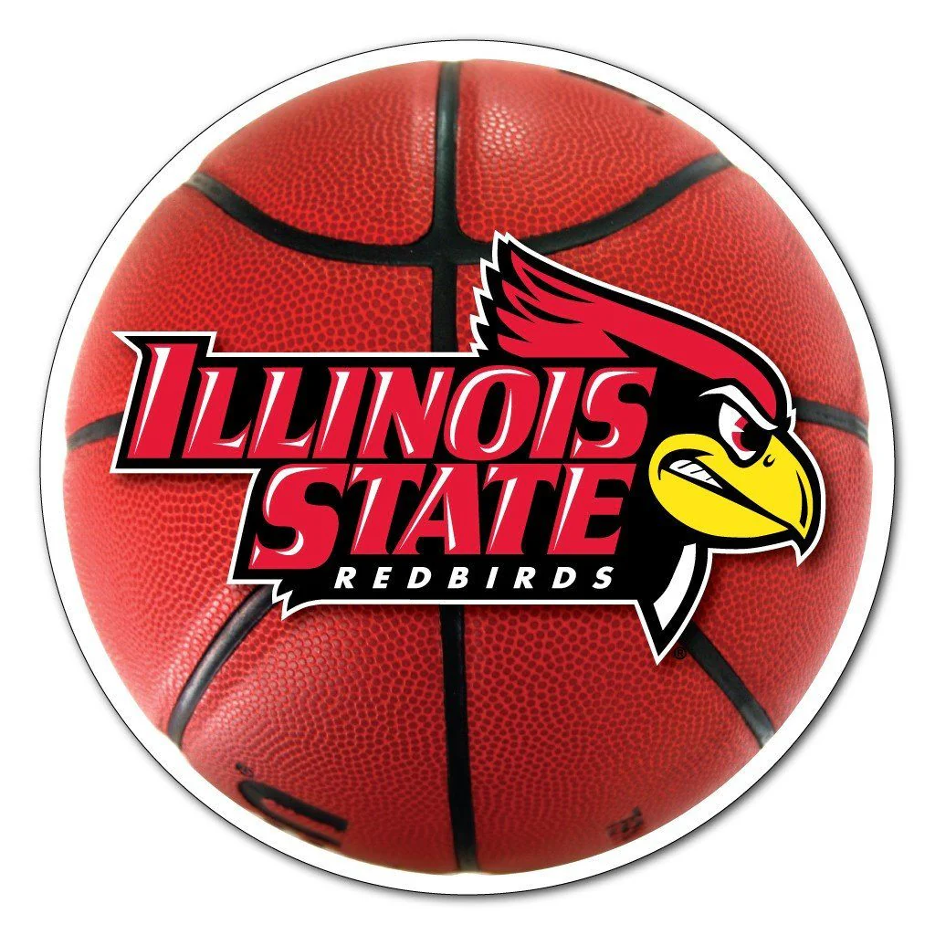 Illinois State Basketball Shaped Magnet - Image 2