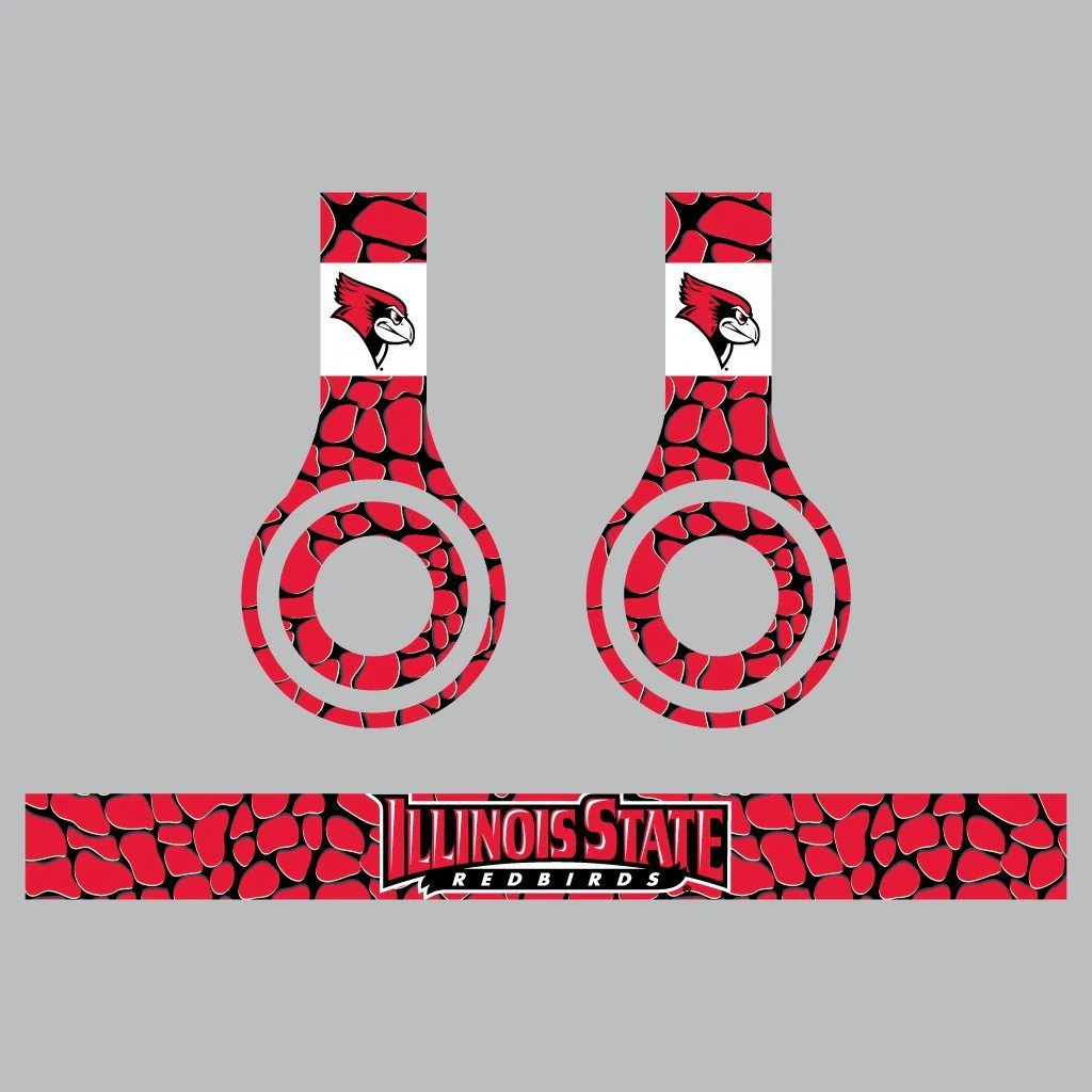 Illinois State Animal Prints Skin Set of 3 for Beats Solo HD Headphones - Image 2