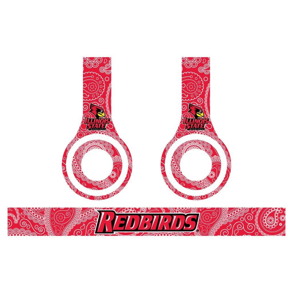 Illinois State Pattern Skin Set of 3 for Beats Solo HD Headphones - Image 2