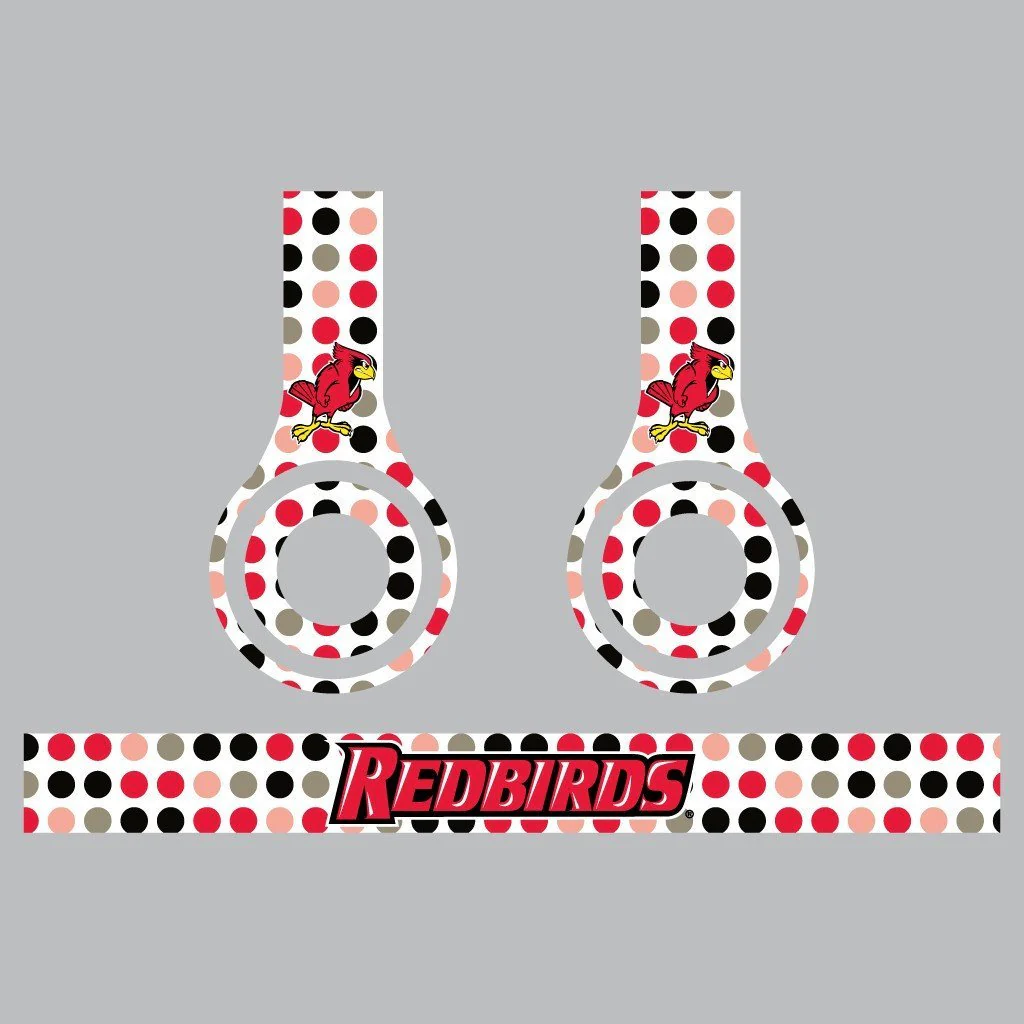 Illinois State Pattern Skin Set of 3 for Beats Solo HD Headphones - Image 4