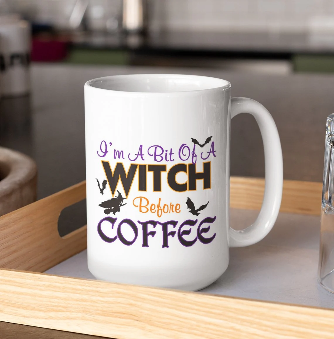 I'm A Bit Of A Witch Before Coffee Halloween Coffee Mug - Image 2