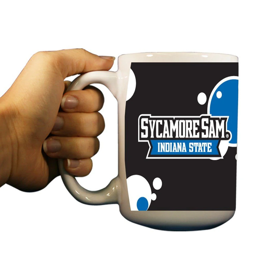 Indiana State University 15oz Circle Coffee Mug