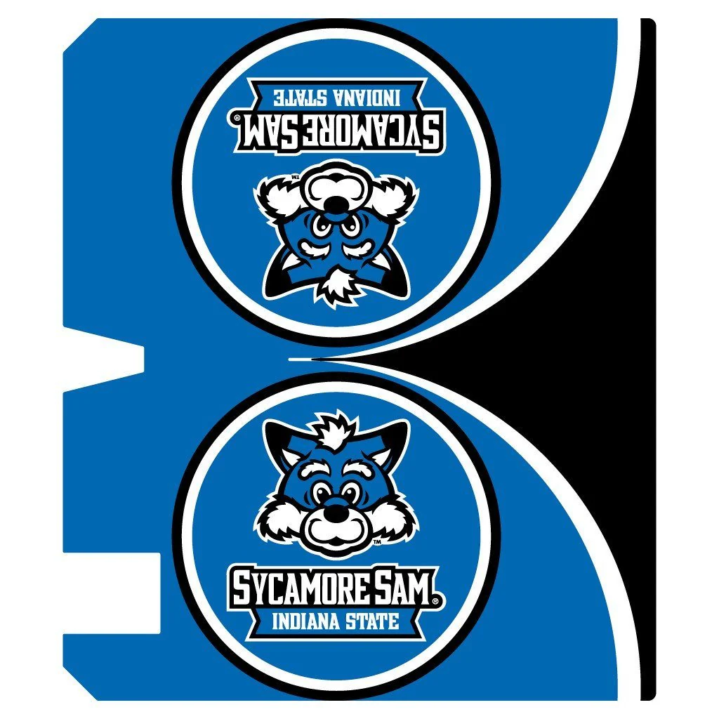 Indiana State University Circle Magnetic Mailbox Cover - Image 3