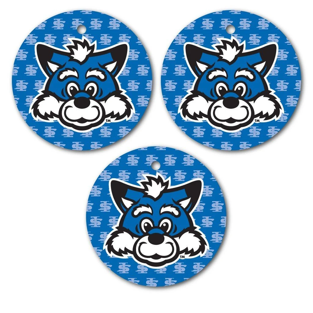 Indiana State University Circle Shapes Ornament Set of 3 - Image 2